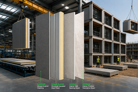ArkiSIP Integrated Structural Insulated Steel Panel System