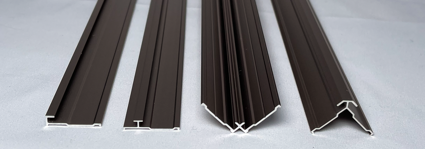 ArkiTrim 2 mm profiles for ArkiDecor mineral finish panels